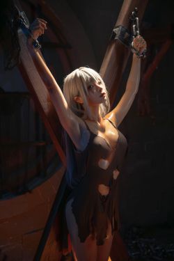 可爱人气Coser 面饼仙儿 – 碧蓝航线 恰巴耶夫睡衣(43P)